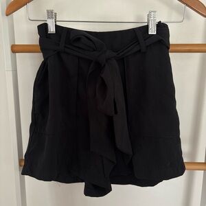 A New Day Black Elastic Waist Shorts